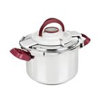 Tefal Clipso Precision Kırmızı 6 Lt Düdüklü Tencere