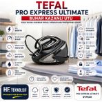 Tefal Durilium Airglide Autoclean Ultra-Ince Taban ile Pro Express Ultimate 2600 W Buhar Kazanlı Ütü - Siyah - Gümüş