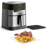 Tefal Easy Fry & Grill Xl 2 Si Bir Arada Hava Fritözü ve Izgara , Premium 8 Program, Zamanlayıcı, Onerous Mutfak Tartısı Hediye - Gümüş