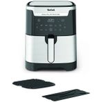 Tefal Easy Fry & Grill & Xxl 6.5 Lt Yağsız Airfryer Fritöz - Tek, Çift Hazneli - 8 Pişirme Programı (Patates Kızartması, Nuggets, Kızarmış Tavuk,Pizza,Et,Balık,Sebze,Tatlı)- Onerous Marka Hediyeler