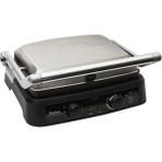 Tefal Elektrikli Izgara ve Tost Makinesi 2200 W Demir Döküm Çıkarılabilir Plaka Özelliği ile - Gri