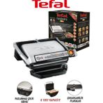 Tefal Etin Kalınlığını Algılayan Sensörlü Izgara – 6 Modlu, Döküm Plakalı Optigrill!+Mutfak Tartısı Hediyeli - Inox