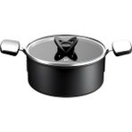 Tefal Excellence+ 8x Derin Tencere - 20 cm - Siyah