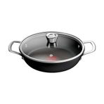 Tefal Experience Fusion Core 9x Şef Tavası - 24 Cm 001 Siyah