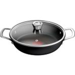 Tefal Experience Fusion Core 9x Şef Tavası - 24 cm - Siyah