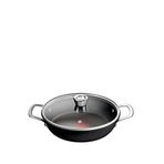 Tefal Experience Fusion Core 9x Titanyum Şef Tavası 24 Cm - Siyah