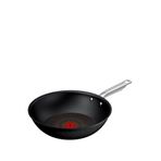 Tefal Experience Fusion Core 9x Titanyum Wok Tava 28 Cm - Siyah