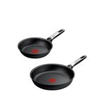 Tefal Expertise+ 5x Titanyum 2'li Tava Seti - Siyah