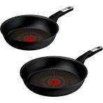 Tefal Explore Fusion Core 9X 2'li tava Seti - 24/28 Cm - Siyah