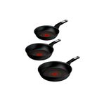 TEFAL Explore Fusion Core 9X 3'lü Tava Seti - 20/24/28 Cm