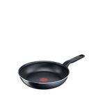 Tefal Force Titanyum 2x Difüzyon Tabanlı Tava 20 Cm - Siyah