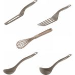 Tefal Fresh Kitchen Enjoy 5 Parça Hazırlık ve Servis Aksesuar Seti Krem Renkli Plastik Malzeme