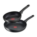 Tefal G26890 Titanyum 3X Ultimate 2'li Kızartma Tavası Seti 22/28 cm Siyah Yapışmaz Kaplama 2100119162