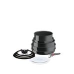 Tefal Ingenio Ceramic Renew 11 Parça İndüksiyonlu Gri Tencere Tava Seti