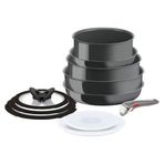 Tefal Ingenio Ceramic Renew 11 Parça Tava Seti Siyah