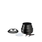Tefal Ingenio Excellence 6x Titanyum 12 Parça Tava Seti - Siyah