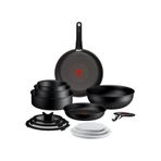 Tefal Ingenio Excellence Fusion Core 9x Büyük Tencere Ve Tava Seti - 14 Parça Siyah