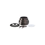 Tefal Ingenio Xl Force Titanyum 2x 12 Parça Büyük Tava Tencere Seti Siyah