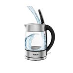 TEFAL-Işıklı Cam Kettle Su Isıtıcısı 1,7 Litre - Yeni Seri