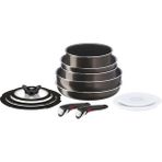 Tefal L1509612 Parça Ingenio Titanyum 2X XL Kahverengi Intense Büyük Tava ve Tencere Seti