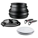 Tefal L3959953 Ingenio Unlimited On 12 Parça Siyah Tencere Seti