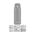 Tefal Light Mug 400 ml Ultra Hafif Gri Termos