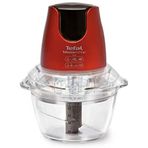 Tefal MasterChop Cam Rondo 500 W 1 lt Kapasiteli 1 Kademeli Doğrayıcı Kırmızı
