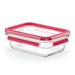 Tefal Masterseal saklama kavanozu, dikdörtgen, 0,7 l, istiflenebilir, fırın ve derin dondurucu için, şeffaf