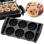Tefal OptiGrill XL, 4'ü 1 arada XL, 2'si 1 arada XL, Elite XL, Plus XL, Elite Plus XL için waffle tepsisi, Belçika waffle için silikon waffle tepsisi, tekrar kullanılabilir pişirme kasesi kullanımı,