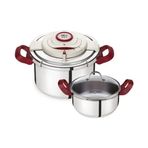 Tefal P44420 1510001426 Clipso+ Precision 6 L / 4,5 L Gümüş Düdüklü Tencere Seti