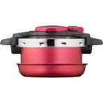 Tefal P47042X Clipso Ingenio 4 lt Kırmızı All in One Düdüklü Tencereli Pişirme Seti