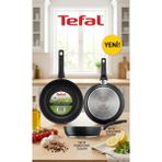 Tefal Pilav Tavası Derin Indüksyonlu 26 cm - Siyah