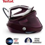 Tefal Pro Express Vision 8.3 Bar Basınçlı LED Aydınlatmalı Buhar Kazanlı Ütü - Kireç Önleyici Sistem, Akıllı Otomatik Buhar, Şok Buhar Etkisi ve Sessiz Mod - Bordo - Siyah