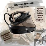 Tefal Pro Express Vision Buhar Kazanlı Ütü 3000 Watt Siyah-Kahverengi Otomatik Kapanma Özelliğiyle