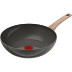 Tefal Renew Wok Tava - 28 cm - Gri