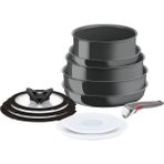 Tefal Seramik 11 Parça Tencere Seti Seti - Yapışmaz, Indüksiyon Uyumlu, Premium Pişirme - Siyah