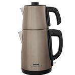 Tefal Tea Expert Deluxe Şampanya Çelik Demlikli Çay Makinesi
