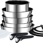 Tefal Titanium Ingenio Preference Metal 12 Parça Büyük Tava ve Tencere Seti