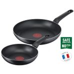 Tefal Titanyum 1X Siyah 20+26 cm Difüzyon Tabanlı Easy Cook Tava Seti
