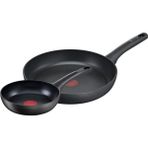 Tefal Titanyum 2'li Tava Seti - 28 Cm, Yapışmaz, Premium Pişirme - Siyah