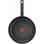 Tefal Titanyum 3X Ultimate Düz Tava 20 cm Siyah Renkli İndüksiyon Tabanlı Uzun Ömürlü Malzeme
