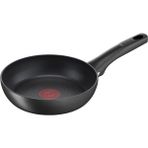 Tefal Titanyum 3x Ultimate Indüksiyon Tabanlı Tava - 20 cm - Düz Tava - Siyah