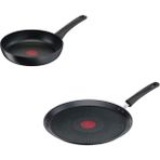 Tefal Titanyum 3x Ultimate One Siyah 20+25 cm Krep Tava Seti