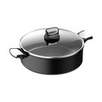 Tefal Titanyum 6x Unlimitedone Kısa Tencere Indüksiyon Tabanlı 28 Cm Bakır - Siyah