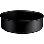 Tefal Titanyum Kaplama 24 cm Kısa Tencere - Yapışmaz Taban, Premium Pişirme, Indüksiyon Uyumlu - Siyah