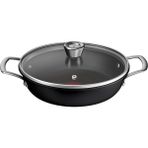 Tefal Titanyum Kaplama 24 cm Şef Tencere - Yapışmaz Taban, Premium Pişirme, Indüksiyon Uyumlu - Siyah