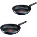 Tefal Titanyum Xl Force Siyah 20-28 cm 2 Parça Tava Seti