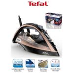 Tefal Ultimate Pure 3200W Kireç Avcısı Teknolojili Profesyonel Buharlı Ütü, 260G Şok Buhar ve Durilium Airglide Autoclean Taban