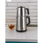 Tefal Xl Aile Boyu Kapasite Paslanmaz Çelik Çay Makinesi, 1,2 L Çaydanlık ve 1,8 L Su Isıtıcı, Sıcak Tutma Fonksiyonu, Otomatik Kapanma, Onerous Marka Hediyeler - Metal