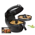 Tefal YV9708 ActiFry Genius XL 2’si 1 arada sıcak hava fritözü (1500 Watt, kapasite: 1,7 kg, 9 otomatik program, 2’si 1 arada teknoloji) siyah.
